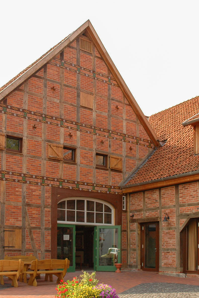 Aussenansicht des Museums in Hof Gümmer