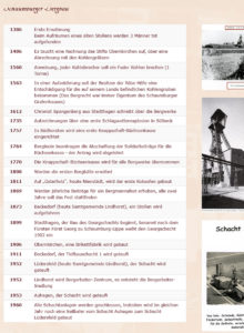 Schaumburger-Bergbau Chronik